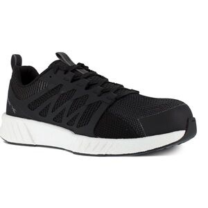 Reebok Black and White Men's Sneakers